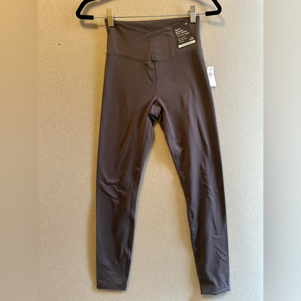 NWT GAP Brushed Jersey Leggings - Dark Brown
